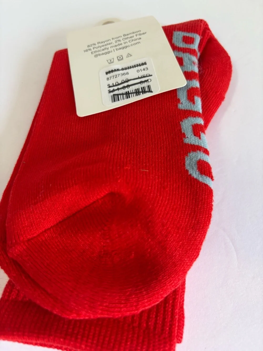NWT BAGGU Ribbed Socks